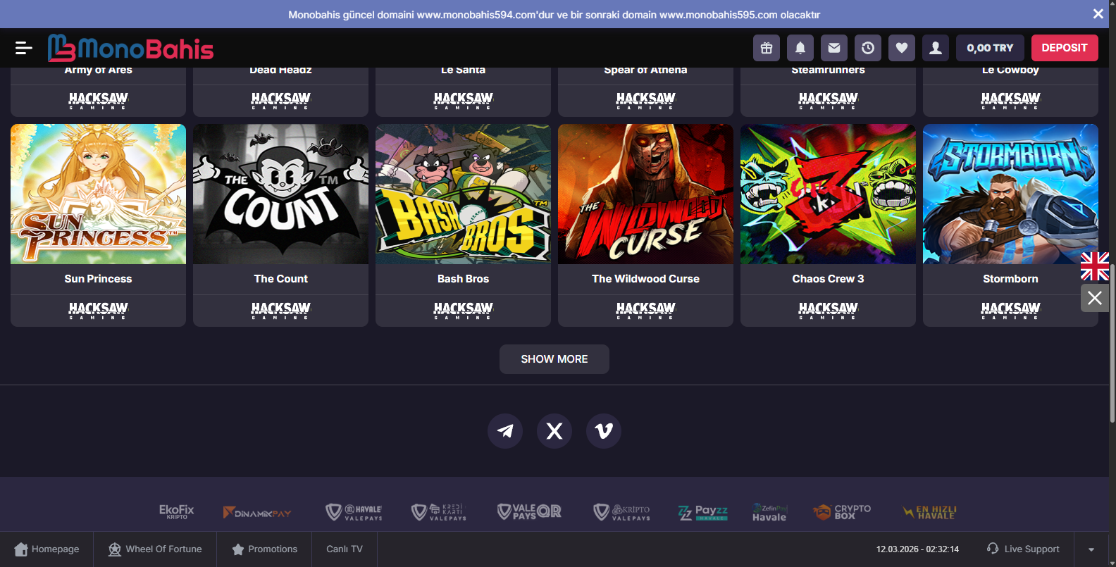 Monobahis Casino Turnuvaları